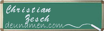 Christian Zesch Visitenkarte